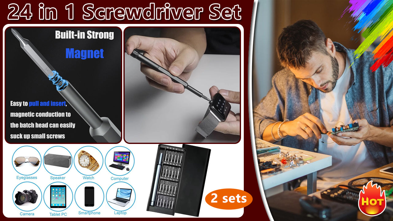24 in 1 Screwdriver Set - onlinemegasale.com