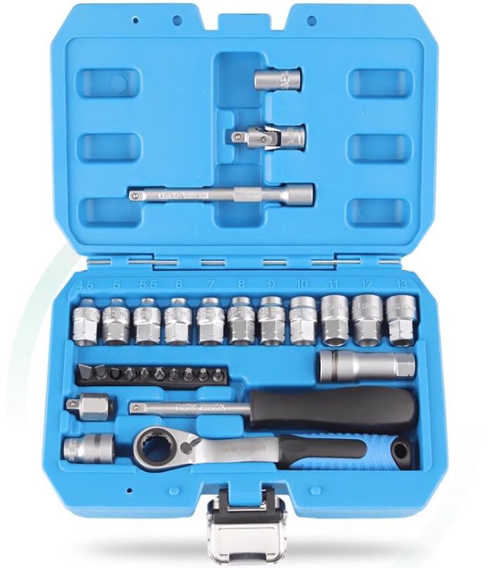 50% OFF🛠️29pcs Core Ratchet Socket Wrench Kit🔩 - onlinemegasale.com