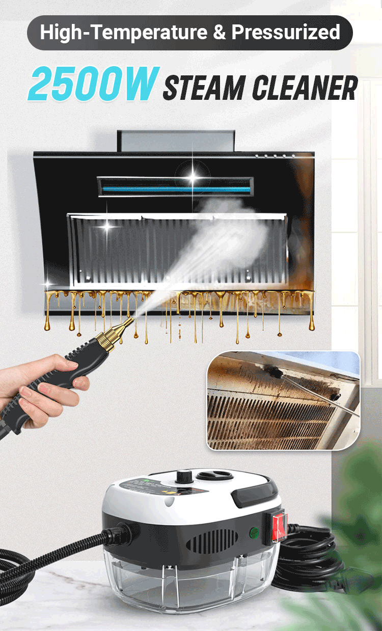 💥2500W Handheld High-Temperature Pressurized Steam Cleaner - onlinemegasale.com