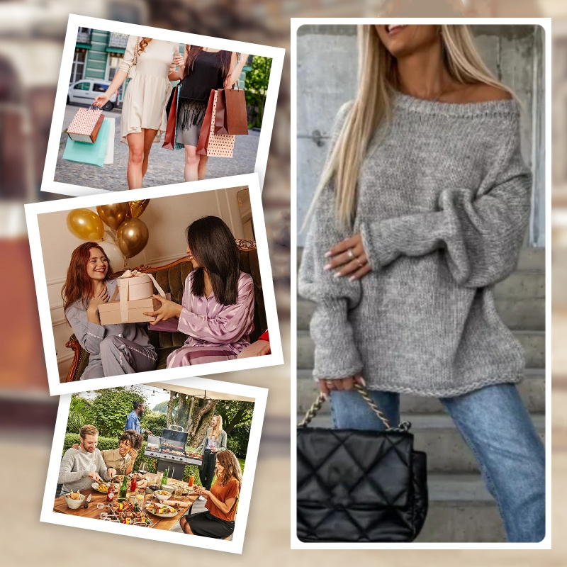 Rea - Soft Knit Sweater - onlinemegasale.com