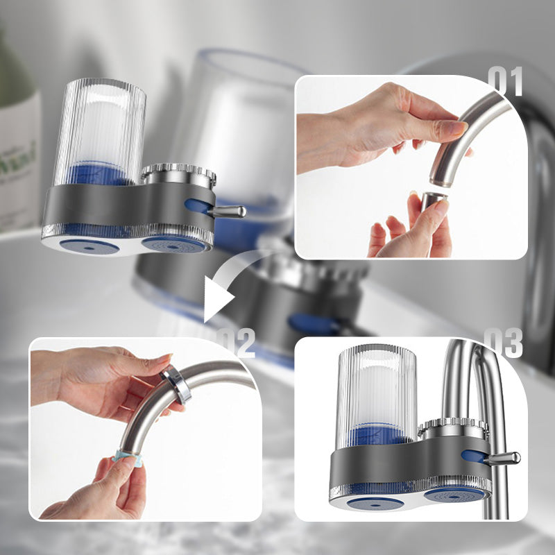 Faucet Water Purifier with Adapters - onlinemegasale.com