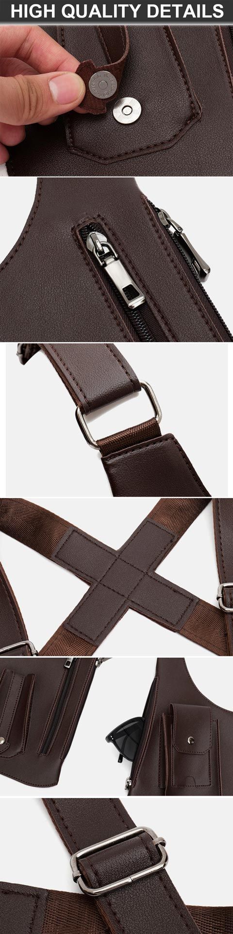 🎒Men's Anti-Theft Multi-Pocket Double-shoulder Tactical Bag - onlinemegasale.com