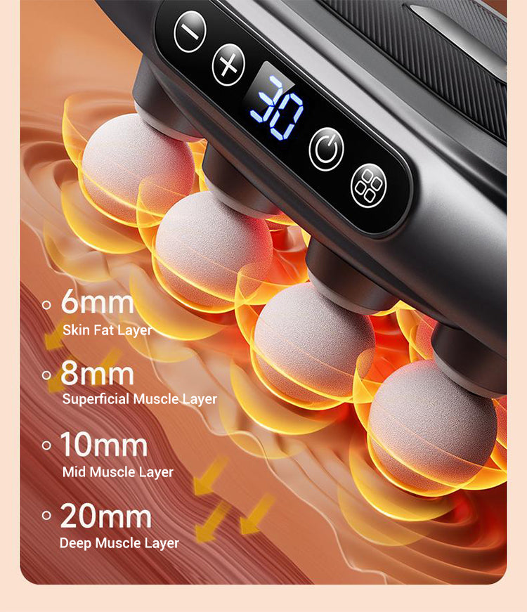 16-Drive 8-Head Massage Gun Set【✈️Free Shipping 】 - onlinemegasale.com