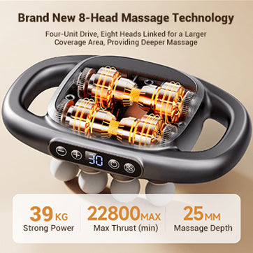 16-Drive 8-Head Massage Gun Set【✈️Free Shipping 】