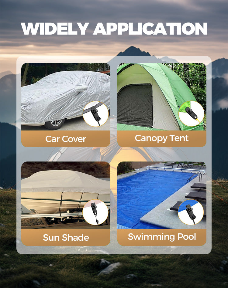 Heavy Duty Reusable Tarp Clips - onlinemegasale.com