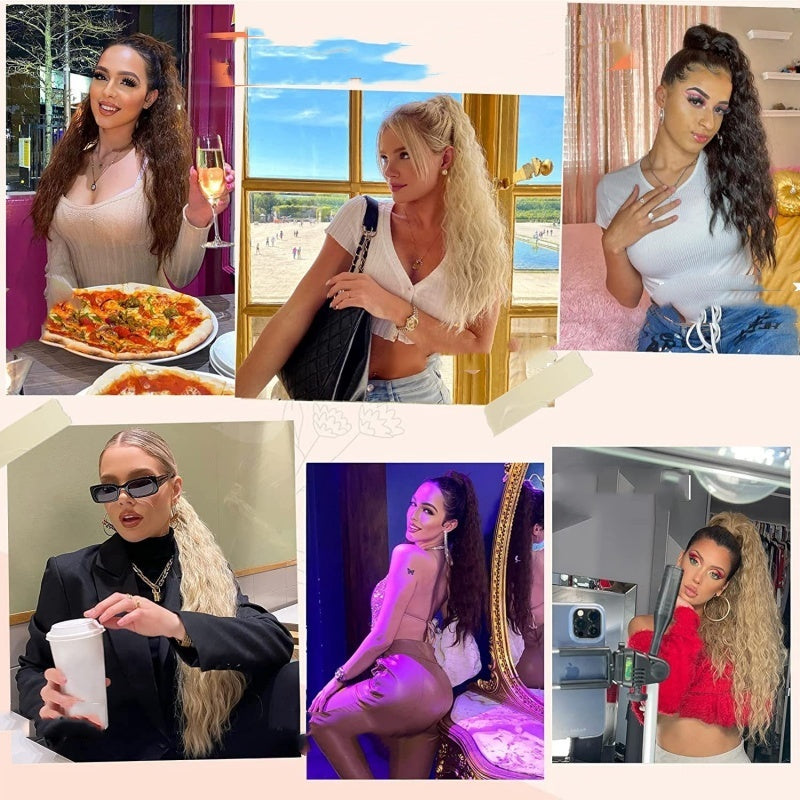 LushCurls™ - Wavy Hair Extension - onlinemegasale.com