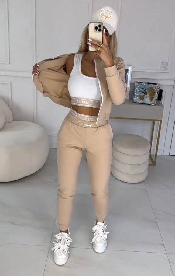 Domenica™ - Women's 3-Piece Zip-Up Tracksuits - onlinemegasale.com