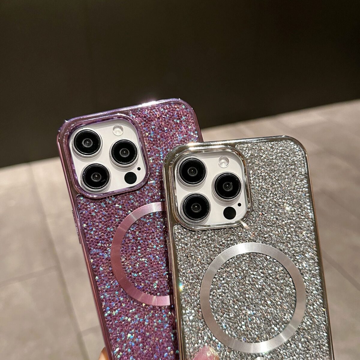 Luxury Glitter Magnetic Case for iPhone - onlinemegasale.com