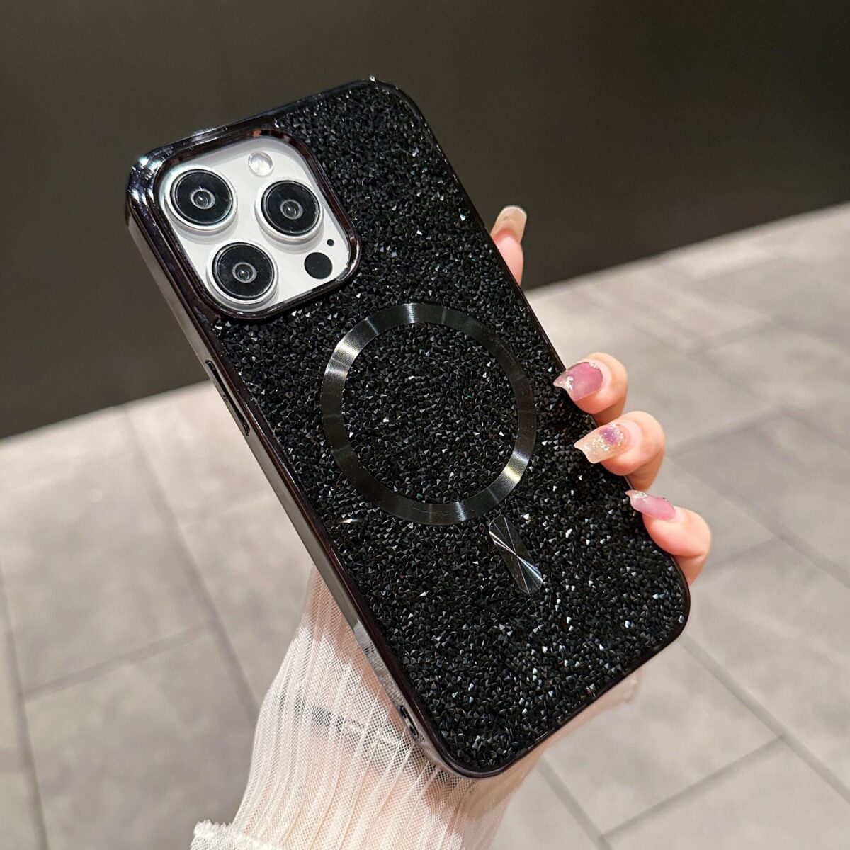 Luxury Glitter Magnetic Case for iPhone - onlinemegasale.com