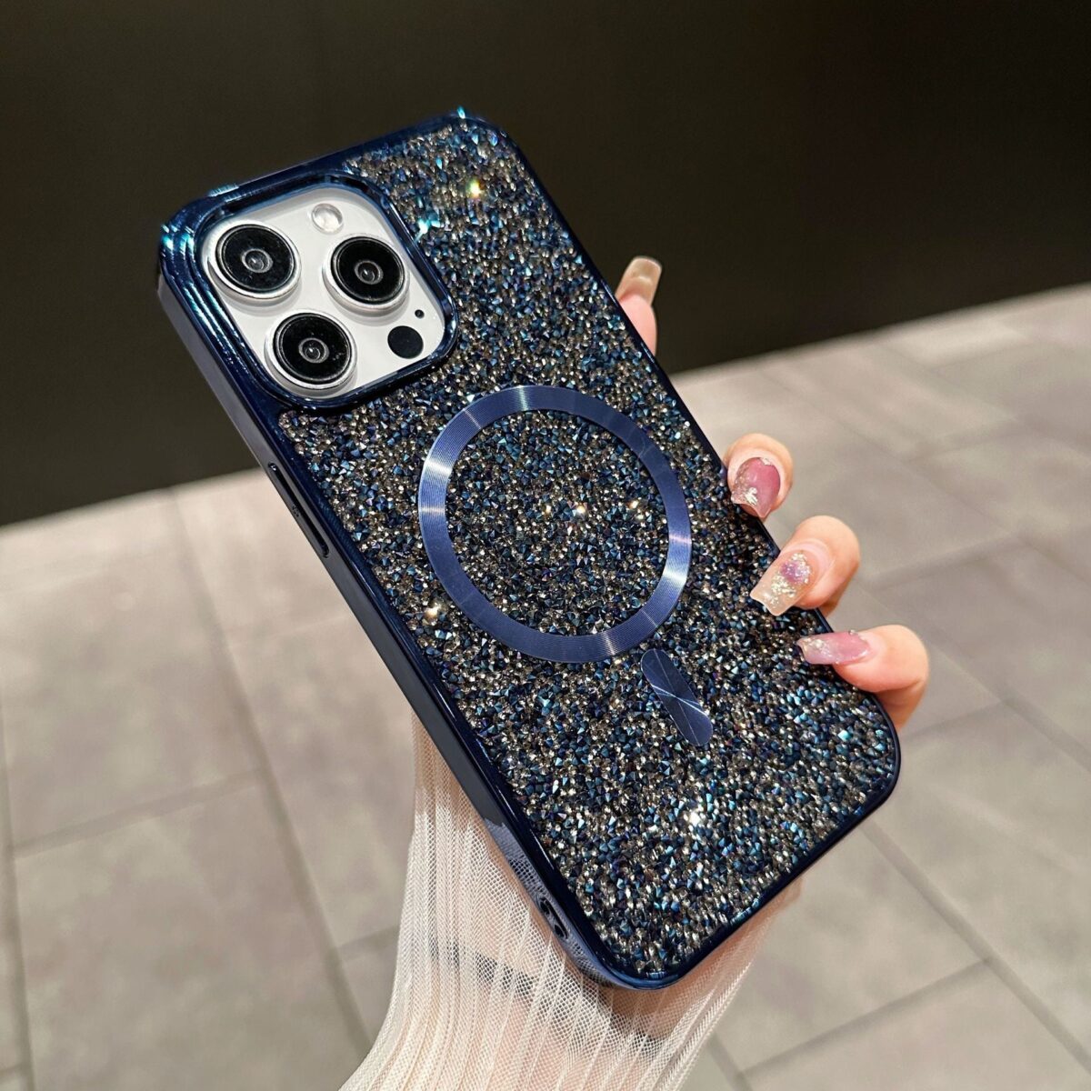 Luxury Glitter Magnetic Case for iPhone - onlinemegasale.com
