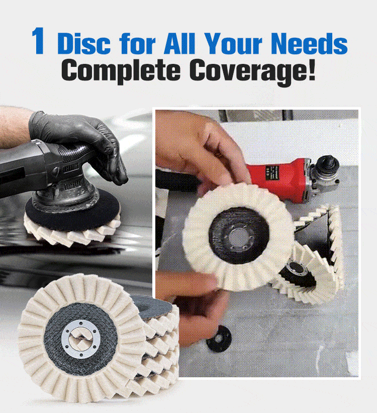 💯HOT SALE🔥Wool Felt Flap Polishing Disc💥Buy 1 Get 1 Free - onlinemegasale.com