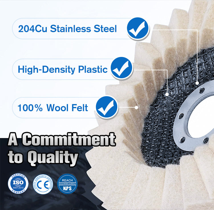 💯HOT SALE🔥Wool Felt Flap Polishing Disc💥Buy 1 Get 1 Free - onlinemegasale.com