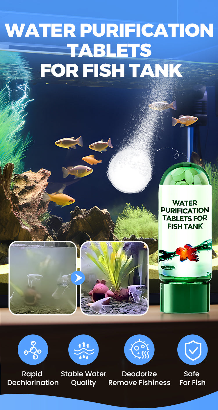 ✨️HOT SALE 49% OFF✨️Powerful Aquarium Water Purification Tablet🌿 - onlinemegasale.com