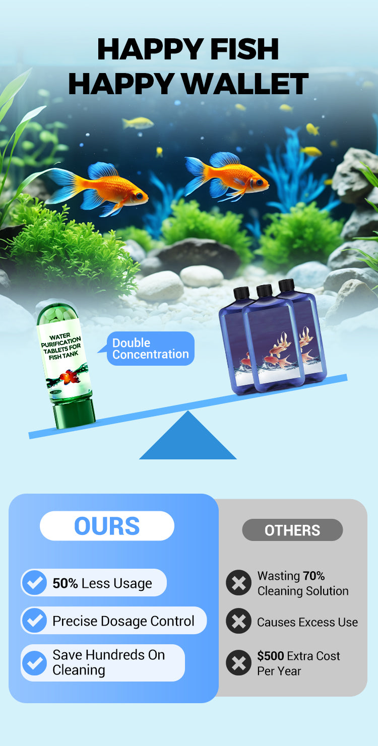 ✨️HOT SALE 49% OFF✨️Powerful Aquarium Water Purification Tablet🌿 - onlinemegasale.com