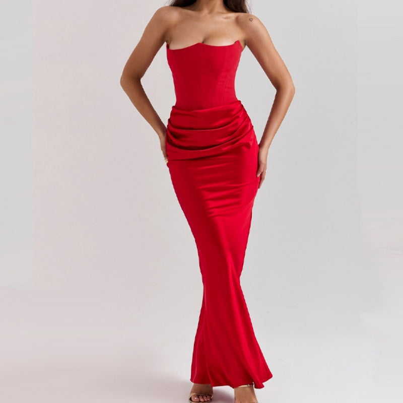 Rayza - Elegant and Bold Long Dress - onlinemegasale.com