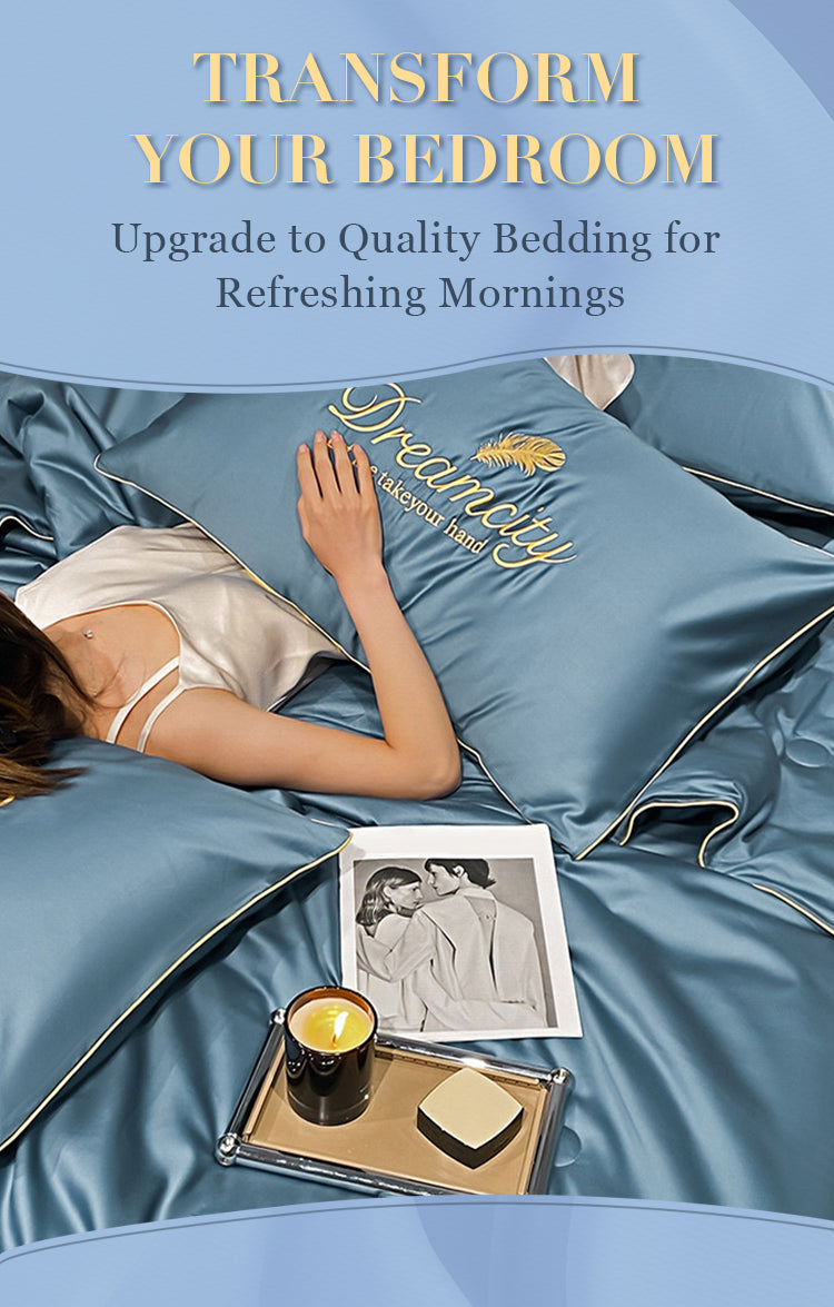 🎁Get Ready For Summer - Washable、cooling❄️4-piece bed linen🛏️ - onlinemegasale.com