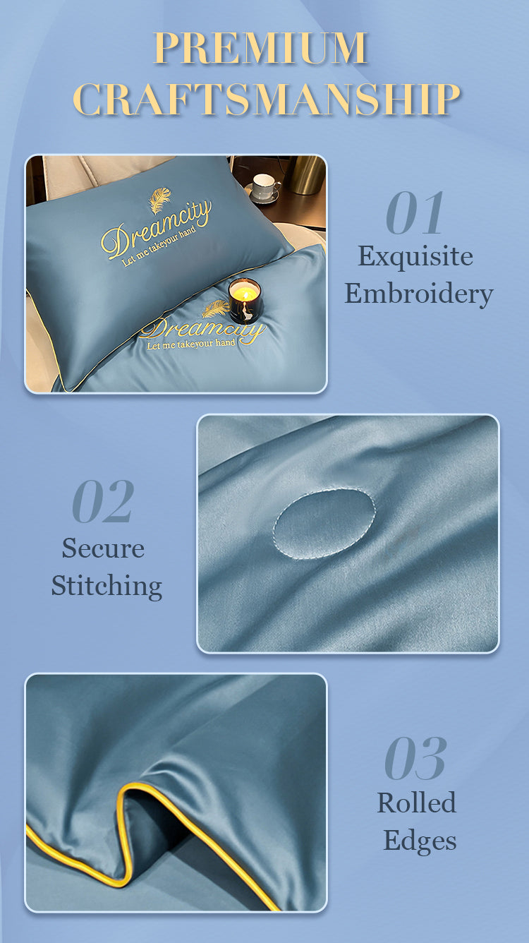 🎁Get Ready For Summer - Washable、cooling❄️4-piece bed linen🛏️ - onlinemegasale.com