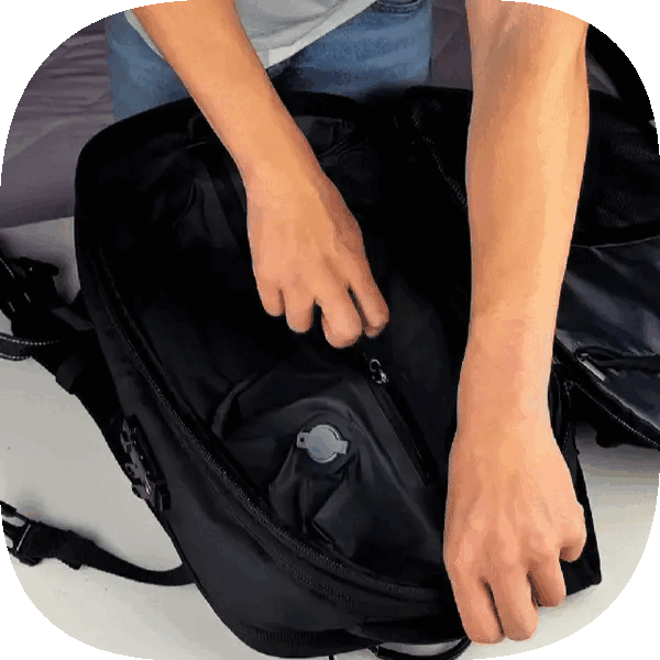 AirPro™ – Carry-On Vacuum Compression Backpack - onlinemegasale.com