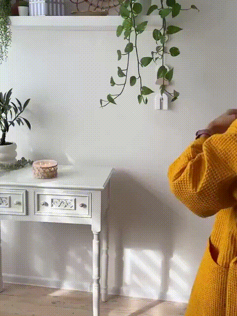 Waffle V-neck Bathrobe - onlinemegasale.com