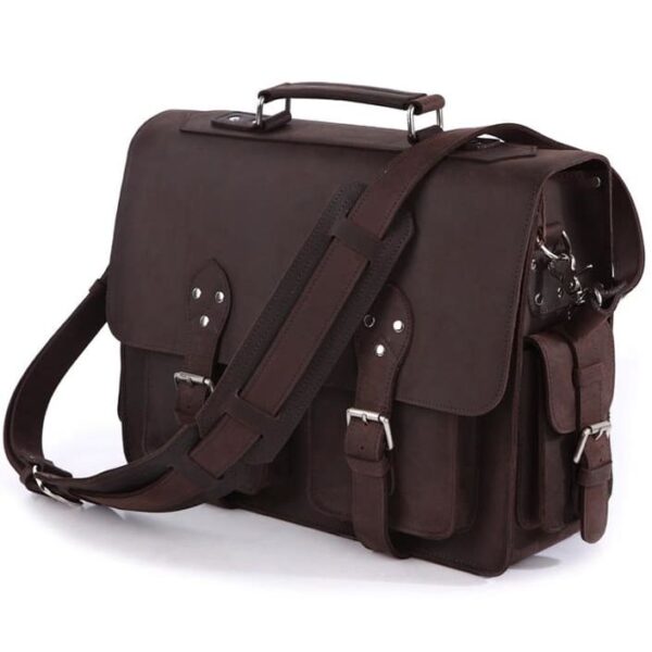 Vintage Crazy horse leather Duffle Bag