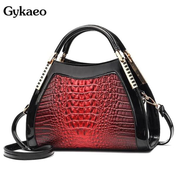 Women Bags Designer Fashion Crocodile Pattern