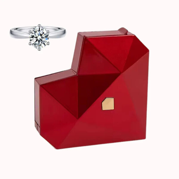 Heart Promise Ring Box