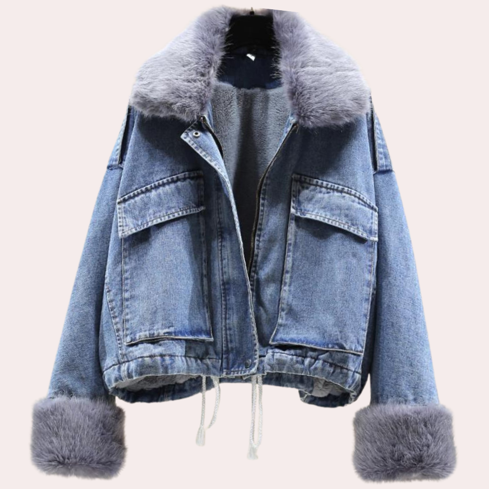 yIlvTBfKfO47efkyGEWyLn05s7IJLf5aEBpwlUYAPn8 Mary™ - Denim Jacket with Fleece Lining for Winter - onlinemegasale.com