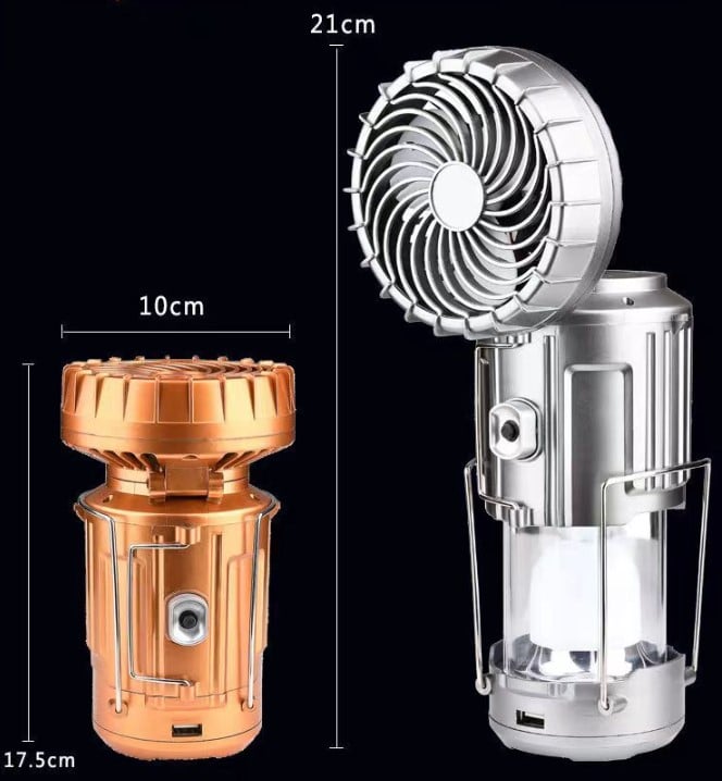 6 in 1 Portable Solar LED Camping Lantern - onlinemegasale.com