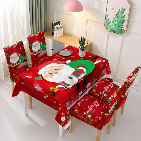 Holiday Promotion 60% Off - Christmas Tablecloth Chair Cover Decoration - onlinemegasale.com
