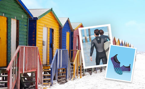 IceUnicorn Herren Wasserschuhe Fischschuppen - onlinemegasale.com