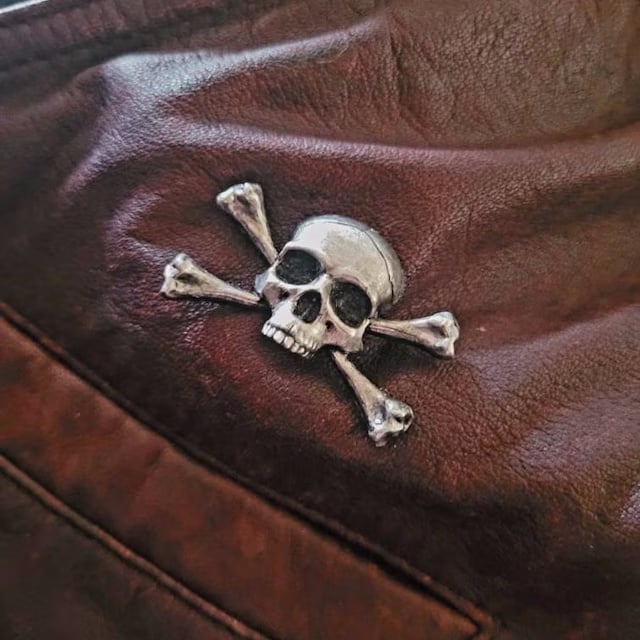 💀100% Handmade - Vintage Gothic Skull Brooch🔥 - onlinemegasale.com