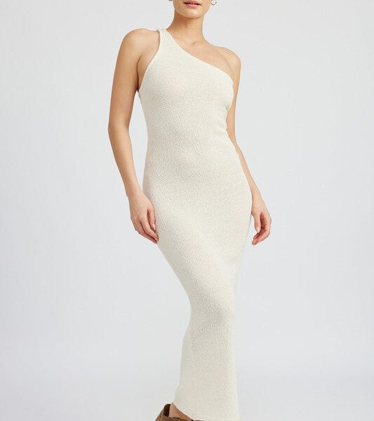 Chic One-Shoulder Maxi Dress