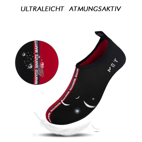 IceUnicorn Herren Wasserschuhe Spleißen schwarz und rot - onlinemegasale.com