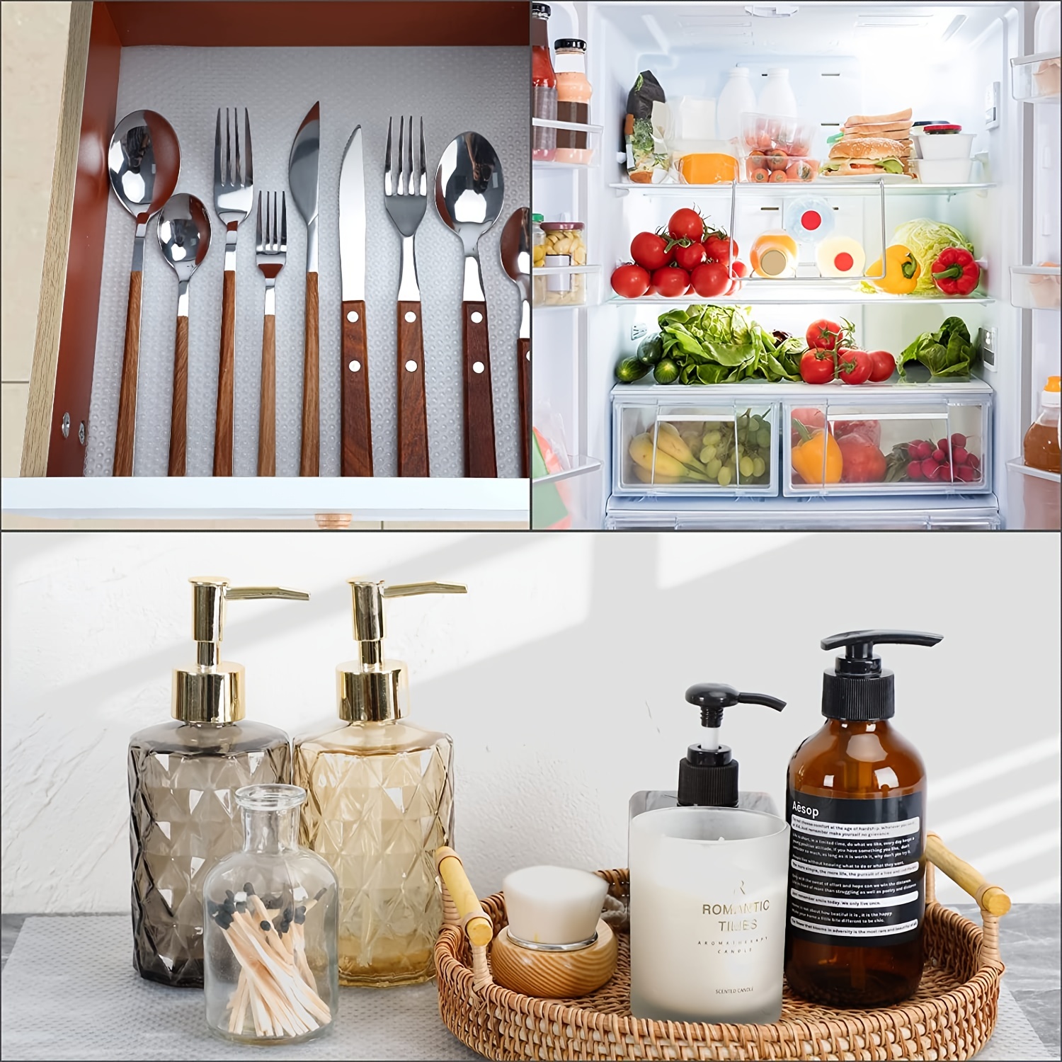 3/6 pcs Refrigerator Liner Set - onlinemegasale.com 3/6 pcs Refrigerator Liner Set - onlinemegasale.com