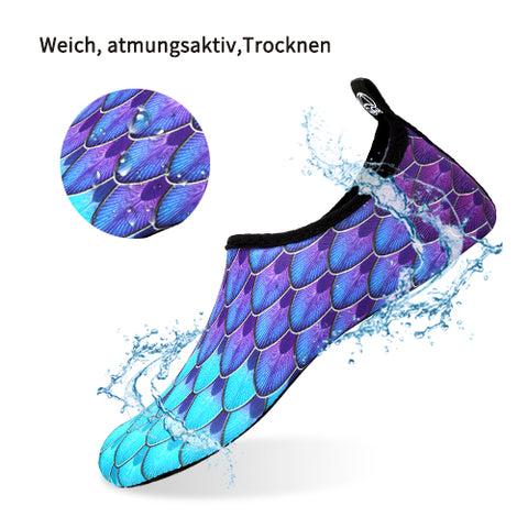 IceUnicorn Herren Wasserschuhe Fischschuppen - onlinemegasale.com