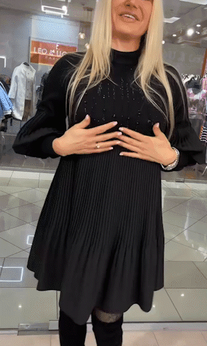 Women's Plus Size Lantern Sleeve Stand Collar Dress - onlinemegasale.com