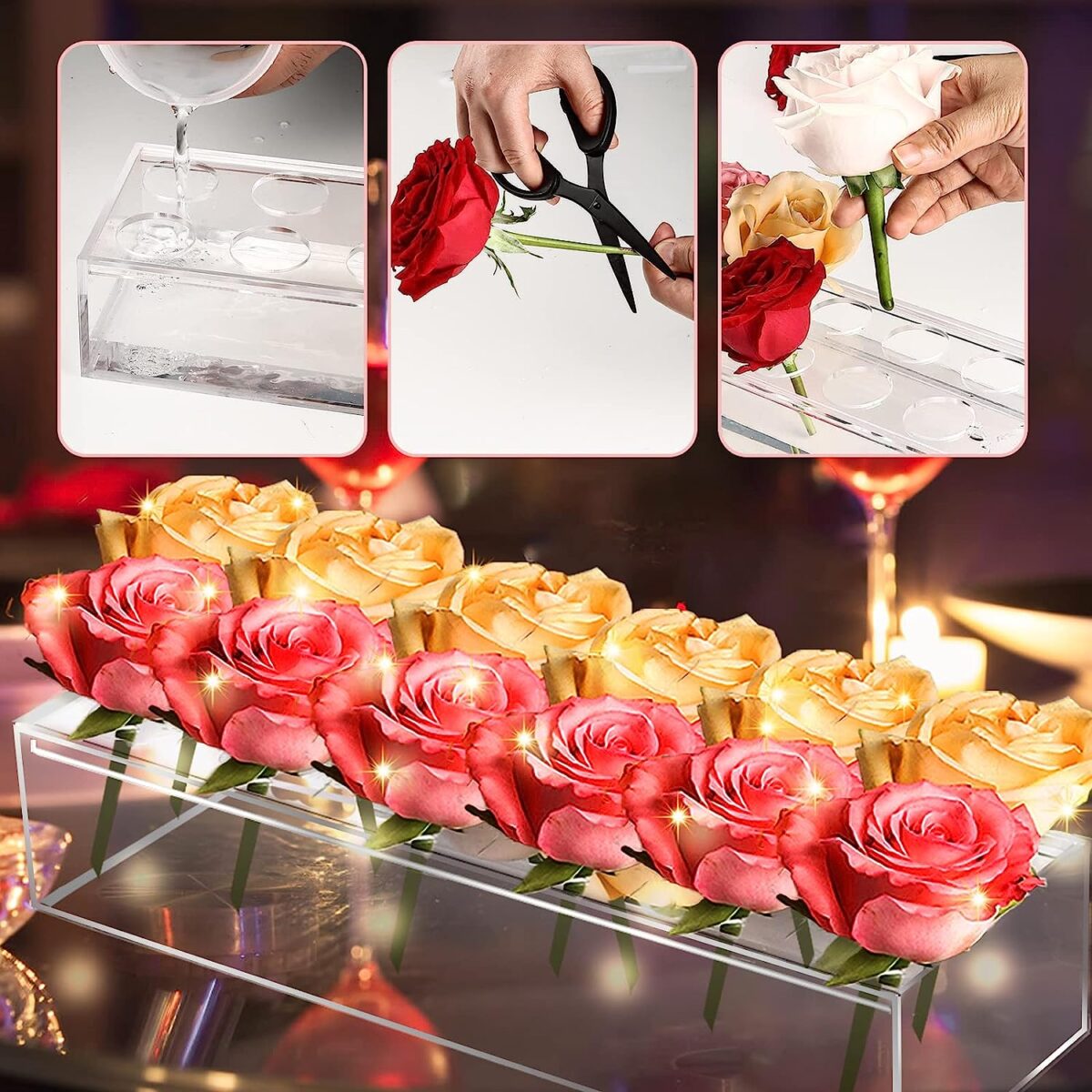 🔥BIG SALE - 50% OFF🔥Blooming Treasures - Blossom Keeper Acrylic Vase - onlinemegasale.com