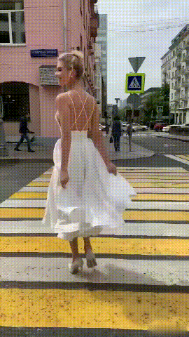 Elegant Strappy V-neck Dress - onlinemegasale.com