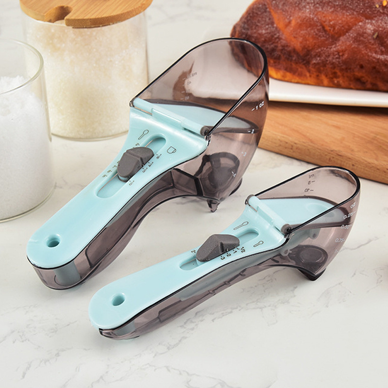 Premium Polypropylene Adjustable Measuring Cups and Spoons - onlinemegasale.com