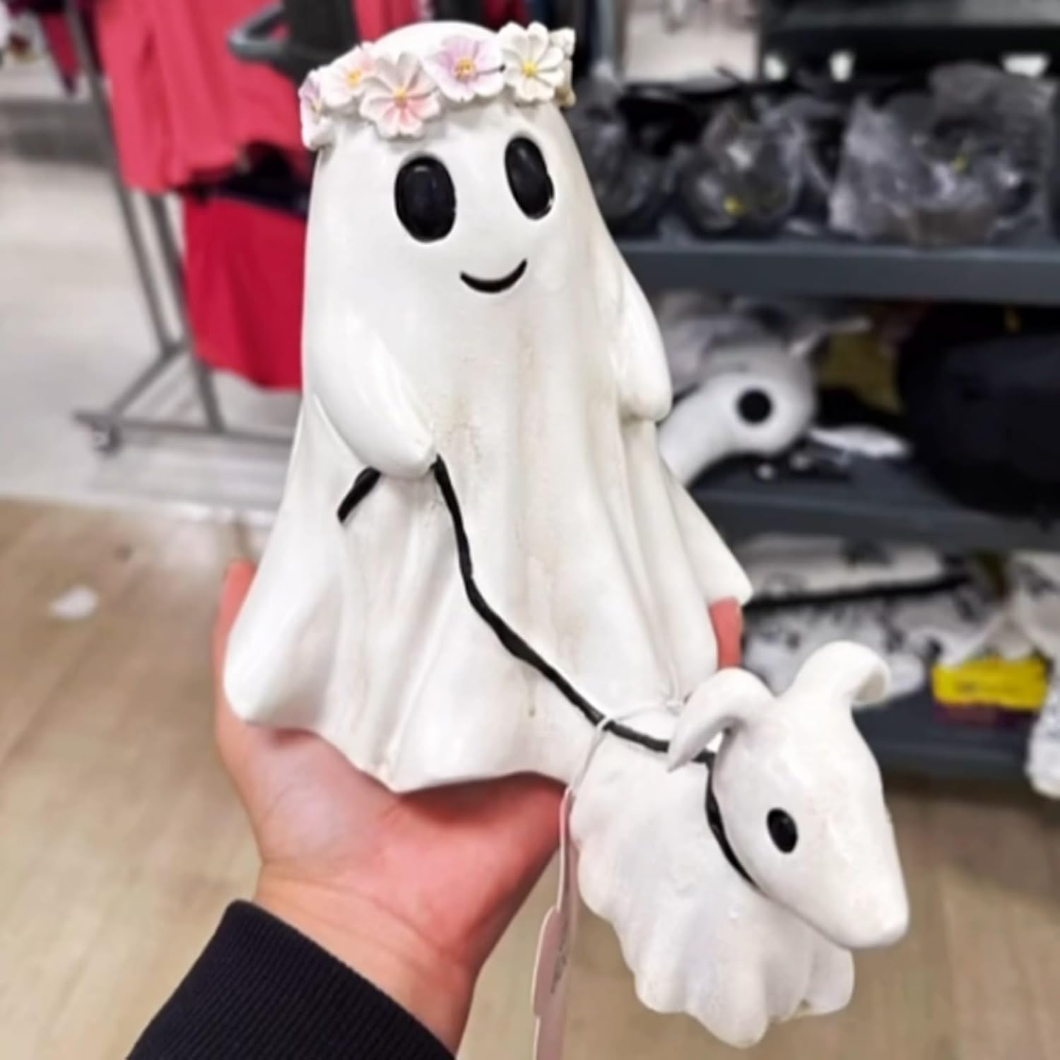 ✨2024 Ghost Walking Dog Statue 👻🔥 - onlinemegasale.com