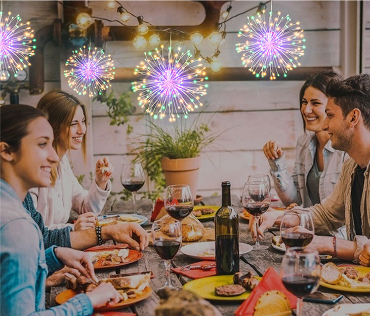 USB Copper Wire Fireworks Lights for Indoor and Outdoor Decor - onlinemegasale.com