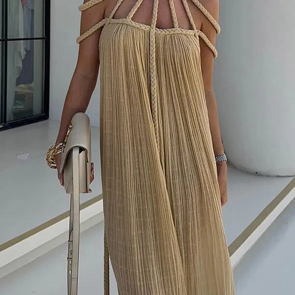 Chic Summer Short-Sleeve Dress for Women