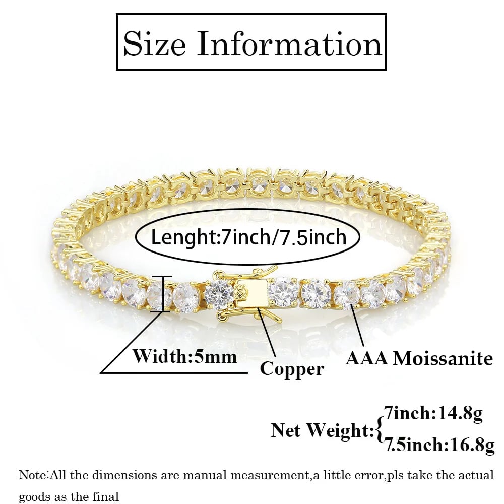 🔥49% OFF - Sparkling Moissanite Bracelet - onlinemegasale.com undefined