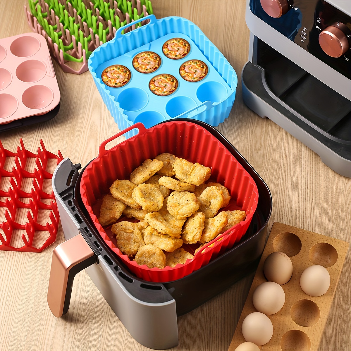 Silicone Air Fryer Accessories Kit - onlinemegasale.com Silicone Air Fryer Accessories Kit - onlinemegasale.com