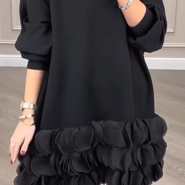 Patchwork Petal Dress – Elegant & Feminine