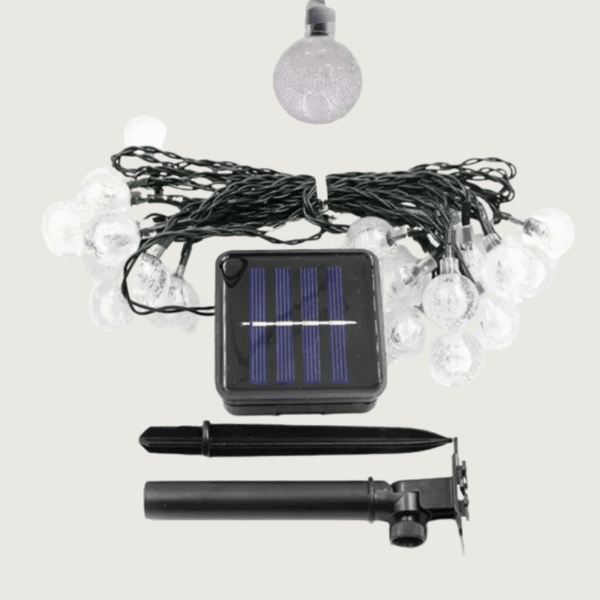 Magical Solar Twinkle Light Garland for a Sparkling Atmosphere