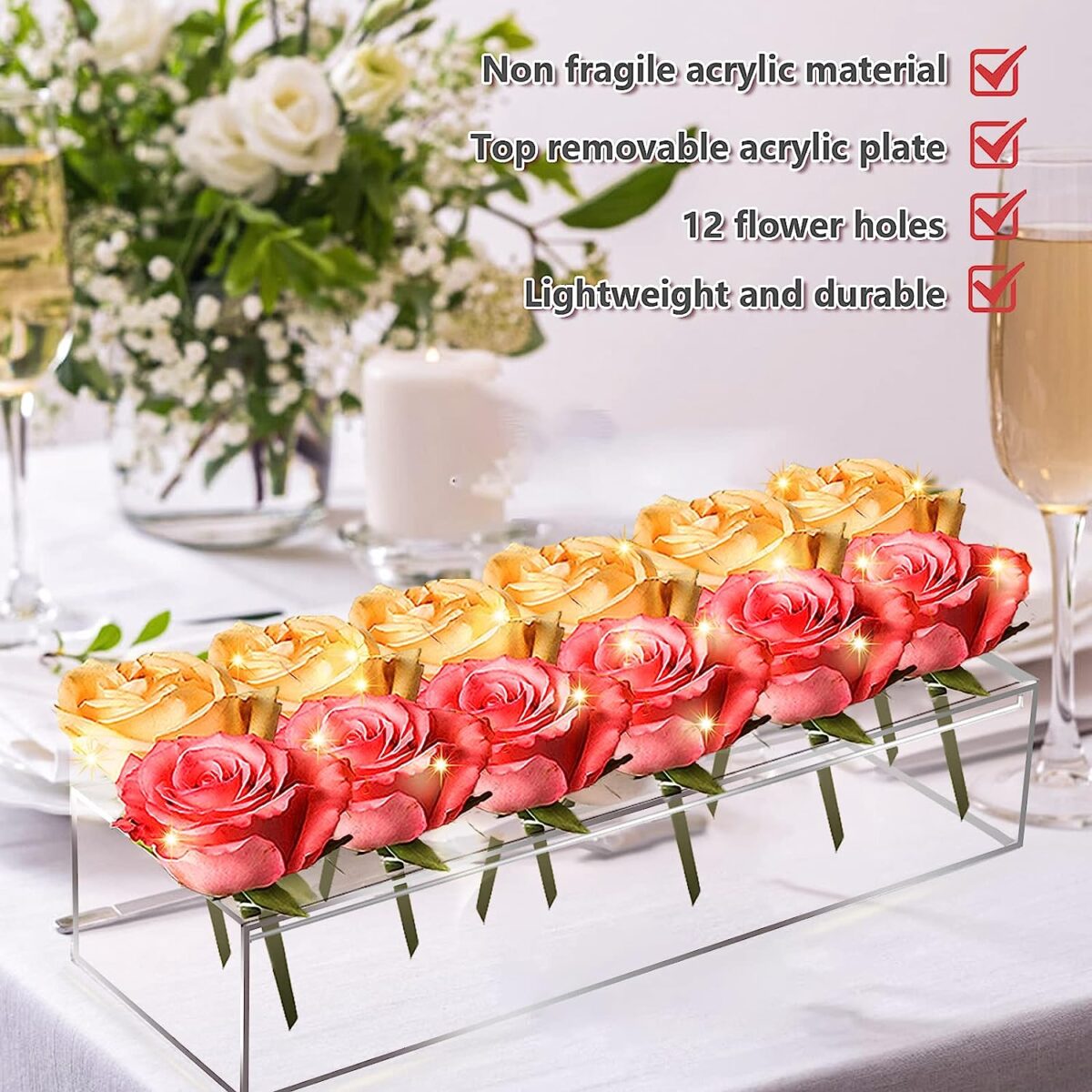 🔥BIG SALE - 50% OFF🔥Blooming Treasures - Blossom Keeper Acrylic Vase - onlinemegasale.com