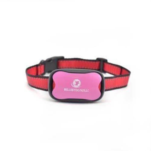 Anti barking collar NO SHOCK collar Pink + EXTRA BATTERY