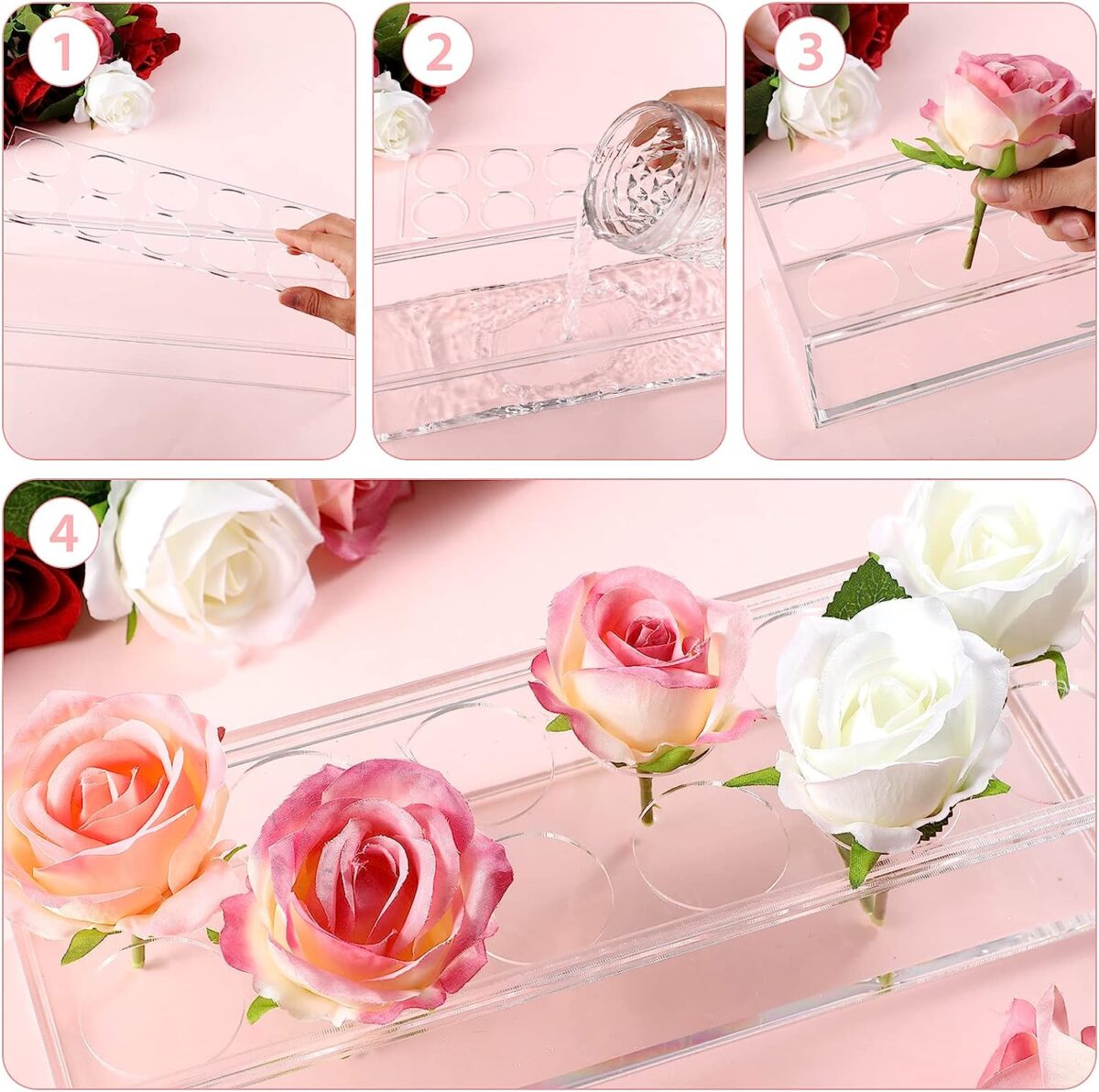 🔥BIG SALE - 50% OFF🔥Blooming Treasures - Blossom Keeper Acrylic Vase - onlinemegasale.com