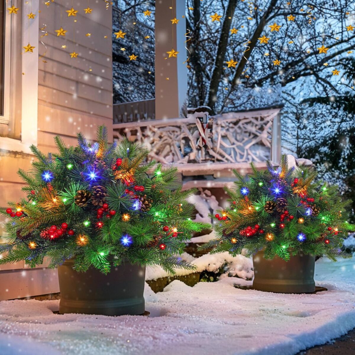 Pre-Lit Artificial Christmas Tree - onlinemegasale.com